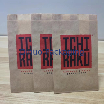Tasca di carta di vetro liscia rettangolare 100% biodegradabile