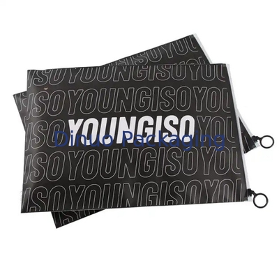 Logo stampato su misura CPE Plastic Slider Zipper Bags For Clothing Underwear T-Shirt Packaging