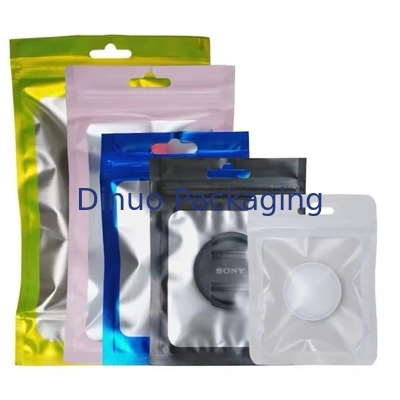 Busta di chiusura con cerniera in plastica trasparente CPE PE