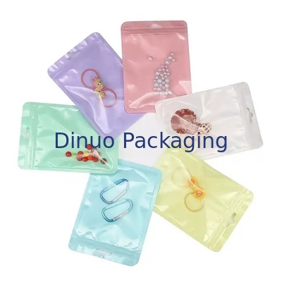 Busta di chiusura con cerniera in plastica trasparente CPE PE