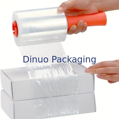 Blu Stretch And Shrink Film Larghezza 20cm / 50cm / 100cm Progettato con maniglia di plastica