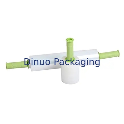 Film stretch and shrink LLDPE bianco personalizzabile progettato con maniglia di plastica