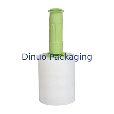 Film stretch and shrink LLDPE bianco personalizzabile progettato con maniglia di plastica