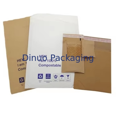 Carta Kraft compresa in nido di miele, compostabile, busta espressa, biodegradabile, a prova di urti, postaio, borse di spedizione