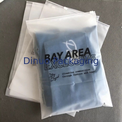 Borse di plastica per abbigliamento con cerniera