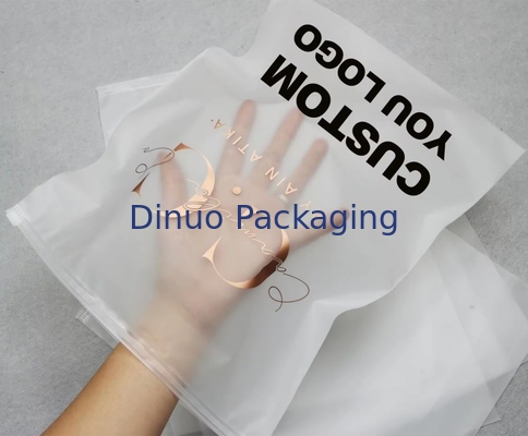 Borse di plastica per abbigliamento con cerniera