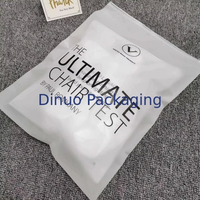 Borse di plastica per abbigliamento con cerniera
