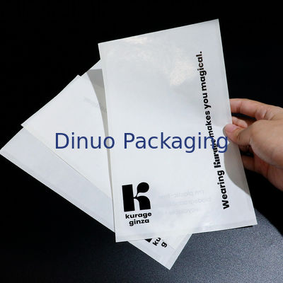 Borsa biodegradabile trasparente impressa all'ingrosso della carta oleata della pergamina sottile della busta di Mini Semi Disposable Self Seal
