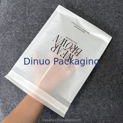 Sacchetti di carta cerata biodegradabile traslucida per alimenti con striscia adesiva, soffietto e buste di carta glassata