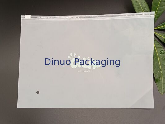 Custodia ecologica con cerniera smerigliata riutilizzabile per alimenti, in CPE, per documenti di abbigliamento