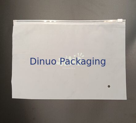 Custodia ecologica con cerniera smerigliata riutilizzabile per alimenti, in CPE, per documenti di abbigliamento