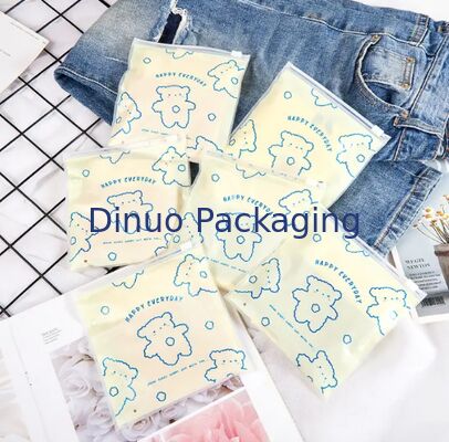 Borsa di plastica ricaricabile con cerniera CPE impermeabile con sacchetto di plastica per imballaggi di accessori elettronici cosmetici