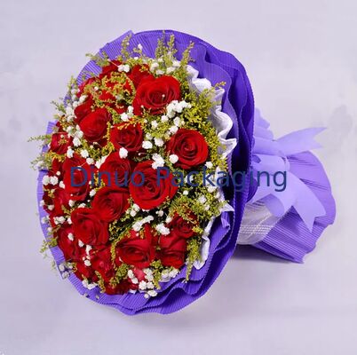 Colori assortiti Fiorista Rulli di carta a strisce carta a strisce morbida carta artigianale per avvolgimento di fiori imballaggio regalo