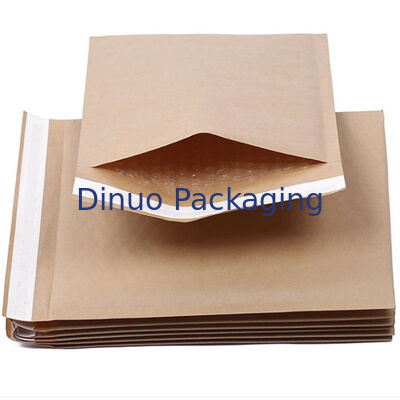Carta ondulata Busta postale a bolle di carta da 45 GSM Stampa personalizzata Opzione di imballaggio ecologico per spedizione e gestione sicure