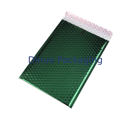 Buste riempite quadrato verde scuro metallico di colore dei bollettini della bolla di Tearproof
