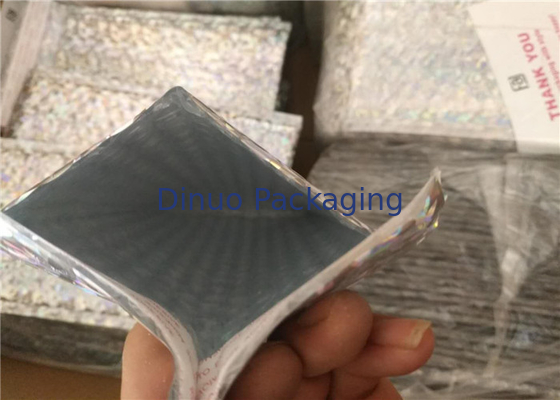 Borsa olografica iridescente del bollettino della bolla a prova d'umidità per l'imballaggio preciso