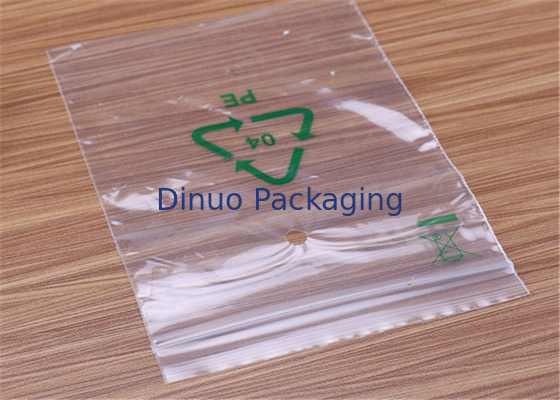 I sacchetti di plastica su ordinazione di progettazione 9x12 OPP di logo chiusura lampo ed adesivo mettono insieme la chiusura