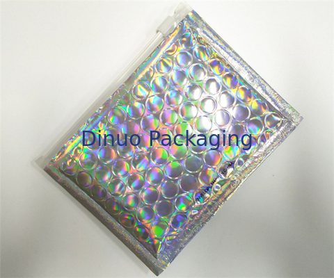 Colore brillante su misura dei bollettini olografici della bolla con chiusura a chiusura lampo riciclabile