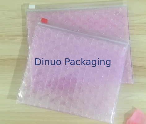 borsa di bolla del PVC di spessore di 0.06-0.1mm/borsa di plastica della chiusura lampo bollettino riutilizzabile