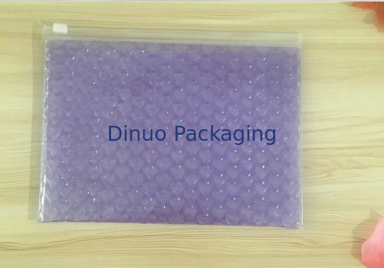 borsa di bolla del PVC di spessore di 0.06-0.1mm/borsa di plastica della chiusura lampo bollettino riutilizzabile