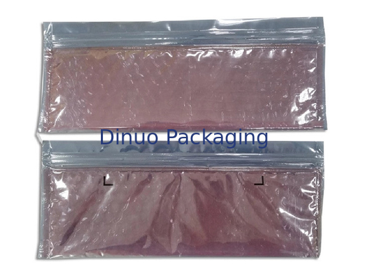 borsa di bolla del PVC di spessore di 0.06-0.1mm/borsa di plastica della chiusura lampo bollettino riutilizzabile