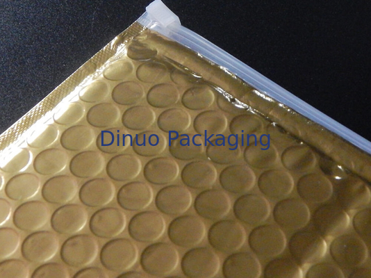 Sacchetto di plastica opaco d'imballaggio della chiusura lampo della borsa di bolla dell'oro dello scorrevole della chiusura lampo della stella per i regali