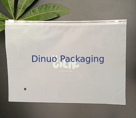 Custodia ecologica con cerniera smerigliata riutilizzabile per alimenti, in CPE, per documenti di abbigliamento